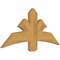 Ekena Millwork Davenport Rough Sawn Timber Gable Bracket, Western Red Cedar, 48"W x 22"H x 2"D x 6"F, 11/12 Pitch GBW048X22X0206DAV00RWR - alternate 2